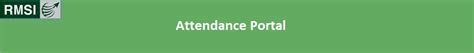 srs rmsi login|Attendance Portal .